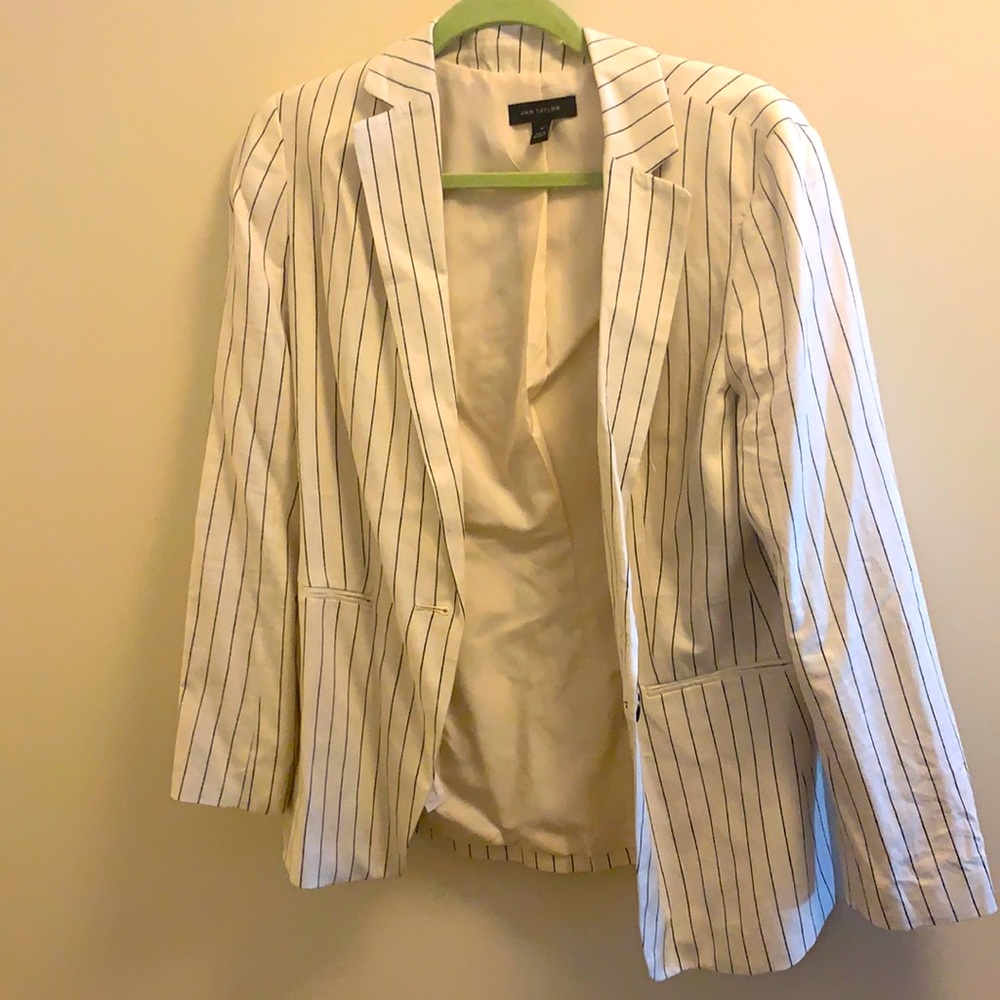 Pinstripe blazer